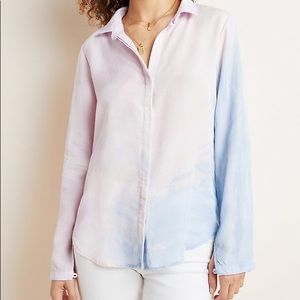 Anthropologie Cloth & Stone Tie Dye Button Down